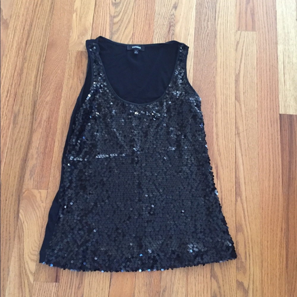 Express Sequin Top - Size Small